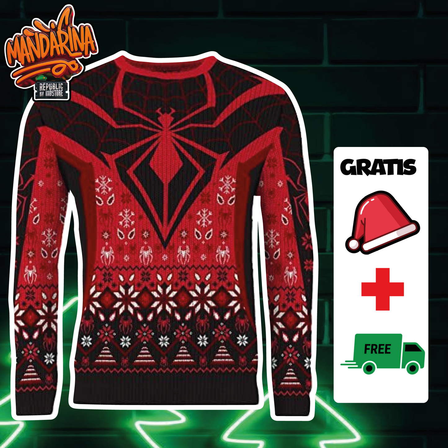 Ugly Sweaters - Spiderman Miles Morales