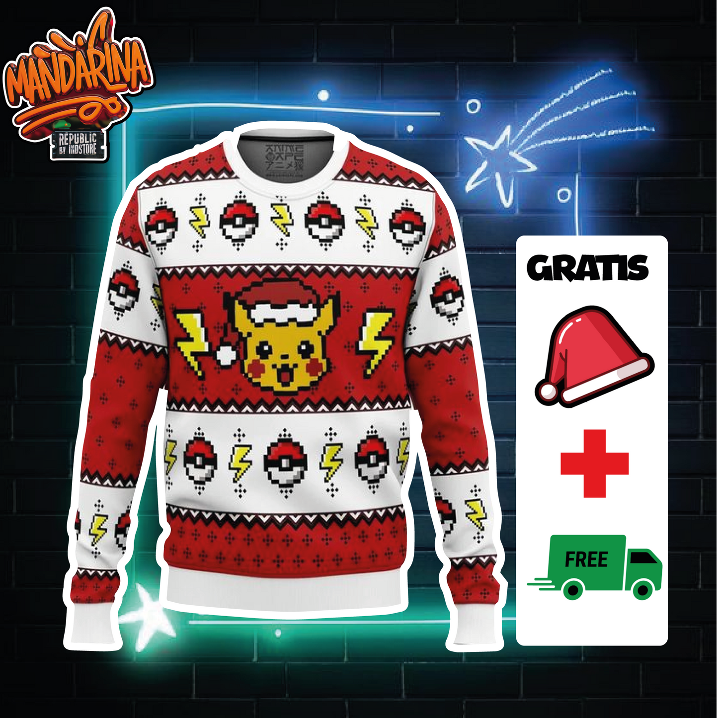 Ugly Sweaters - Picachu
