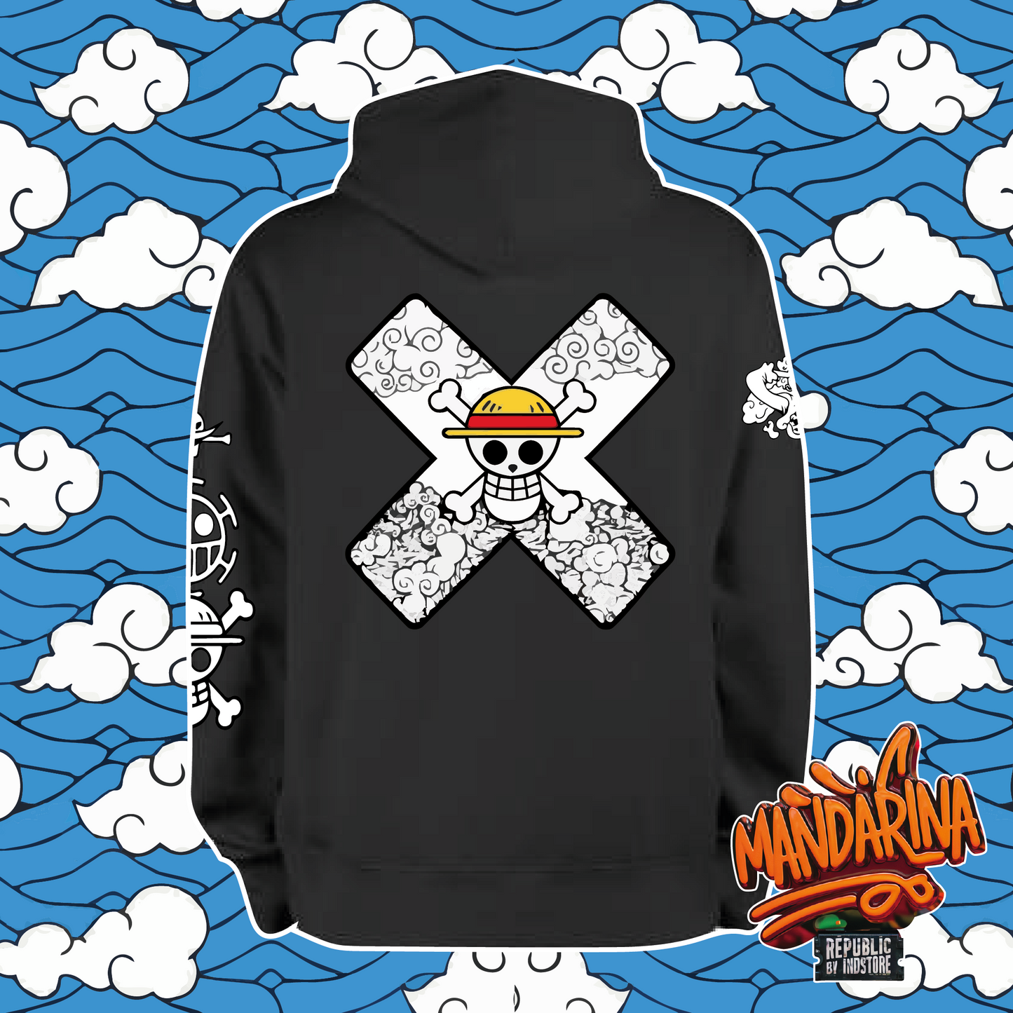 Hoodie One Piece – Luffy y su tripulación