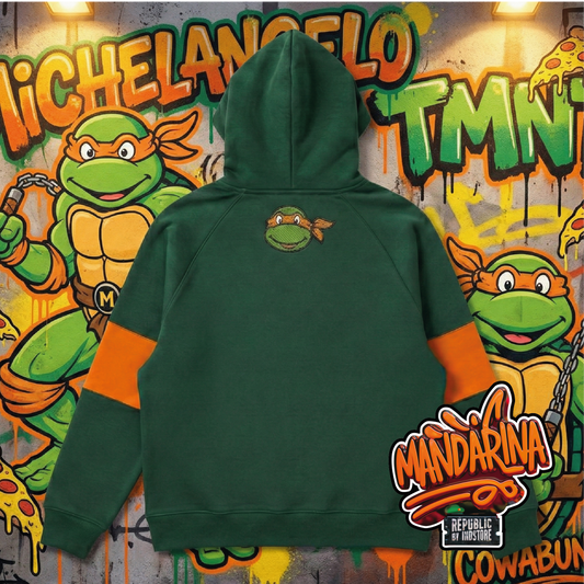 Hoodie Tortugas Ninja Michelangelo Ecuador | Sudadera TMNT - Cowabunga