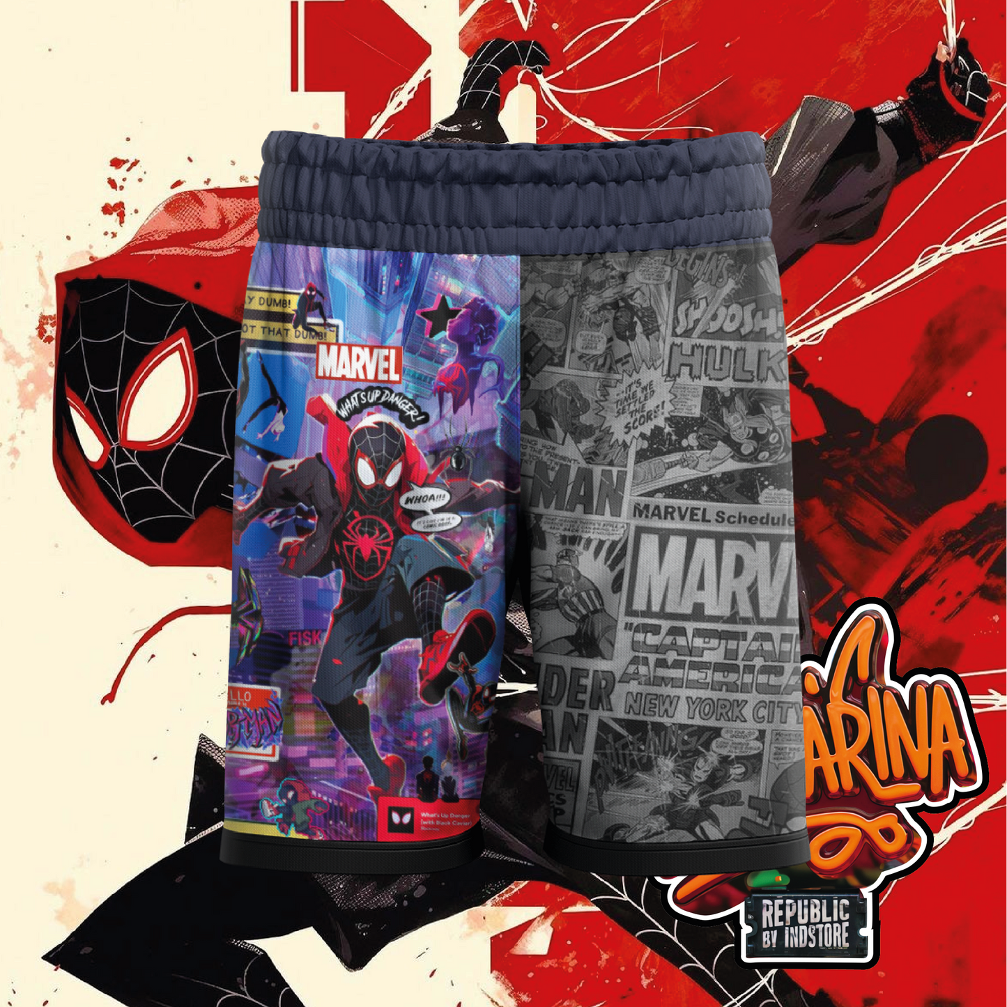 Pantaloneta Miles Morales 🕷️ M4