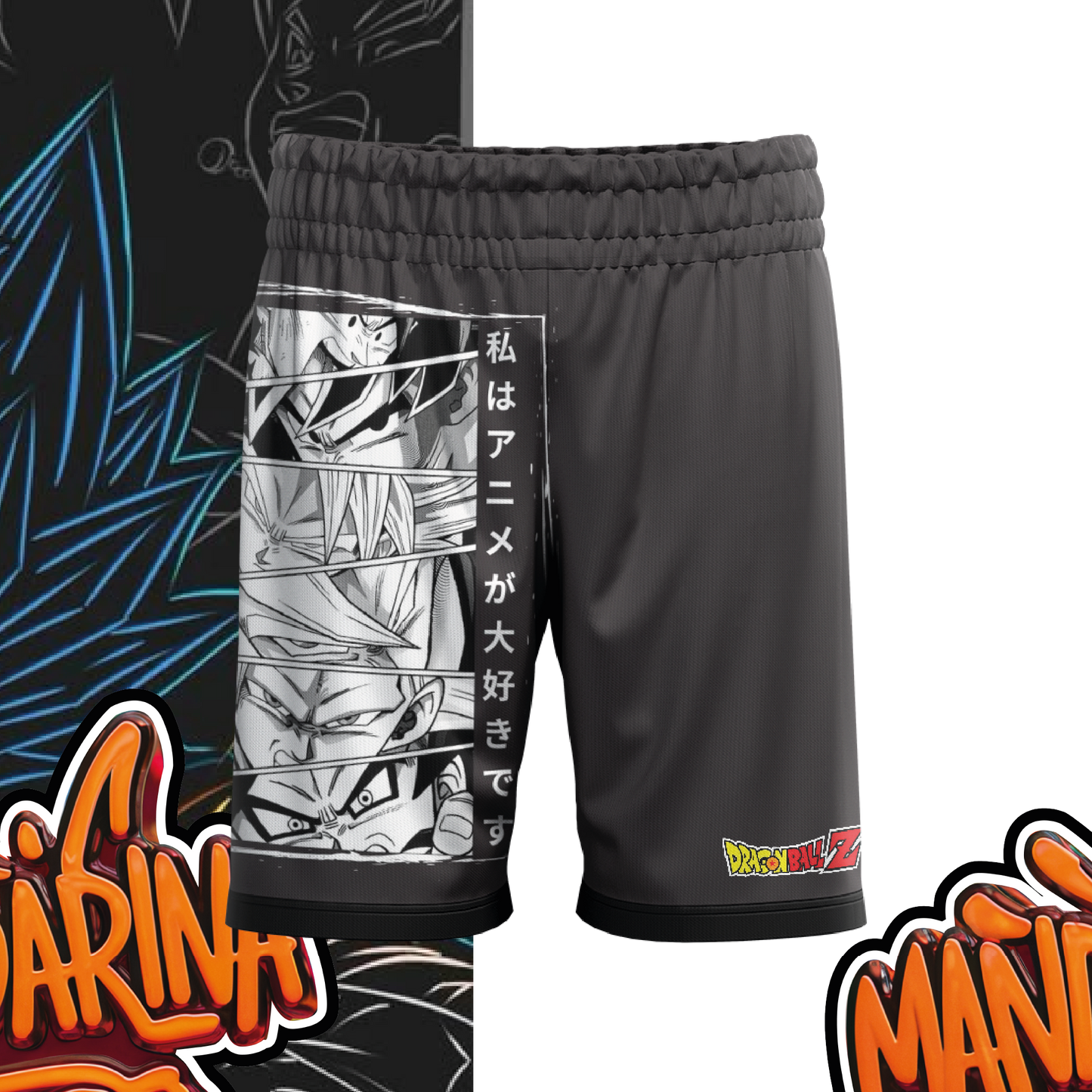 Pantaloneta Dragon Ball Z – Comodidad con poder Saiyajin