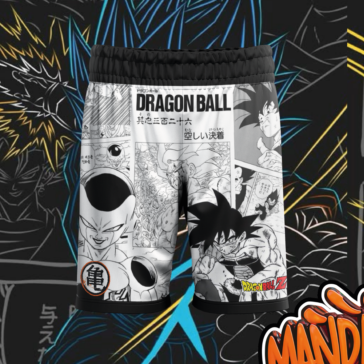 Pantaloneta Dragon Ball Z – Comodidad con poder Saiyajin SS1