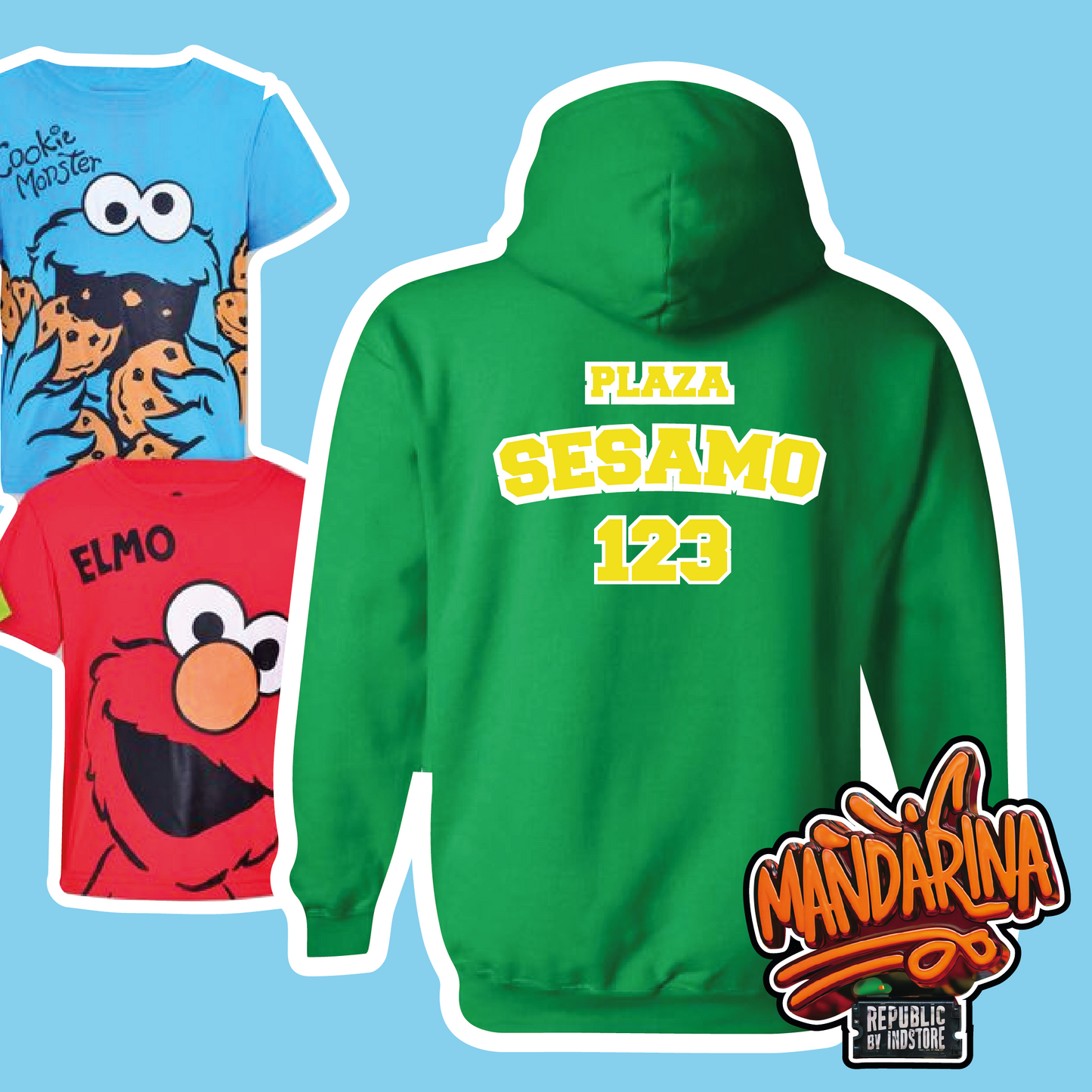 Hoodie Plaza Sesamo