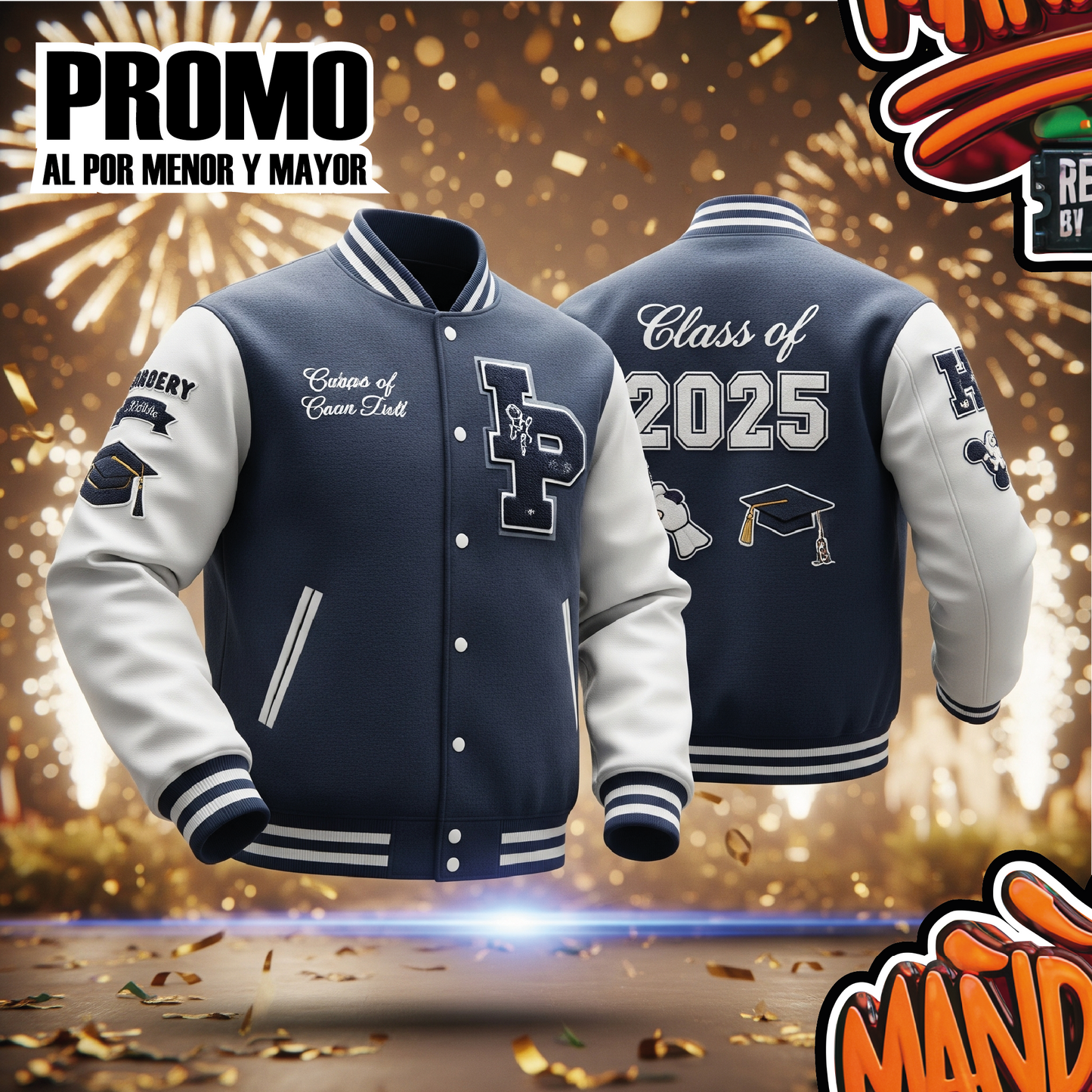 Chompas Varsity Personalizadas - PROMO 2025