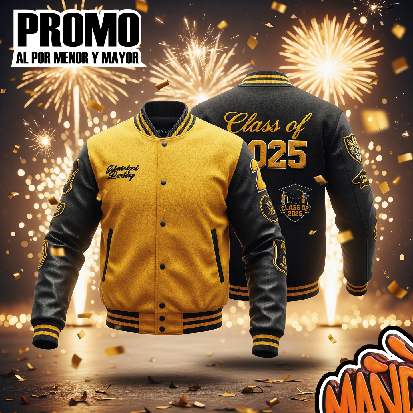Chompas Varsity Personalizadas - PROMO 2025