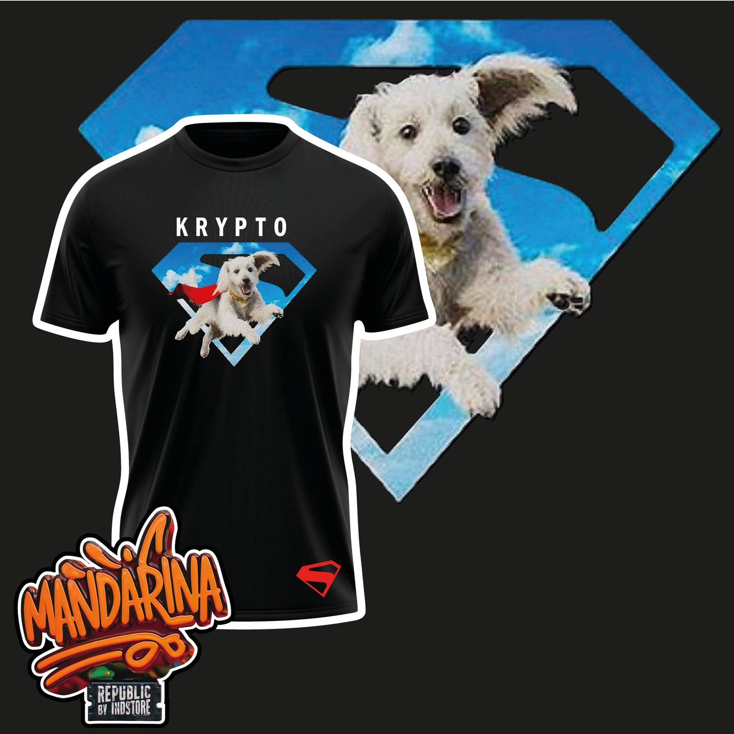 Camiseta de Superman | Krypto