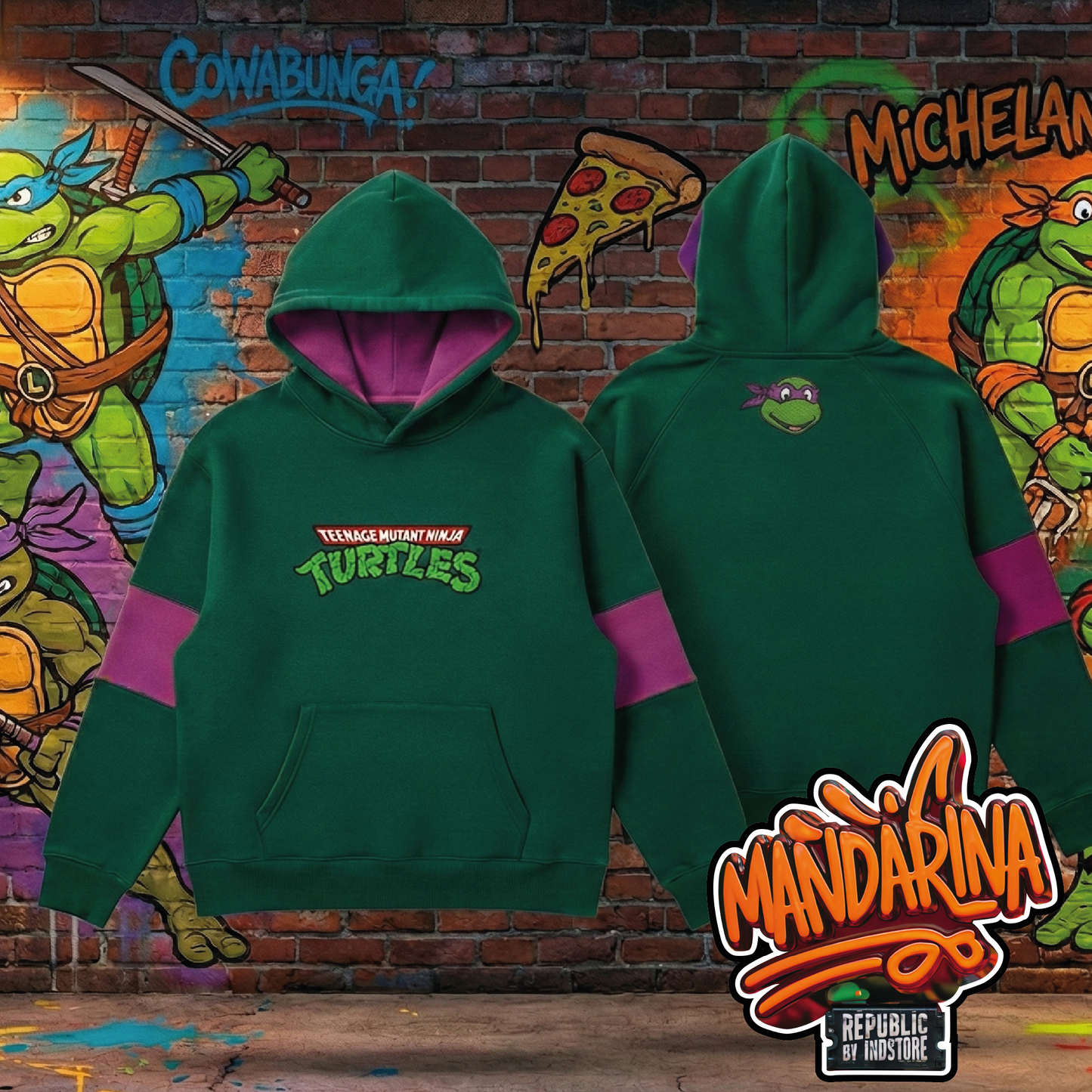 HOODIE TORTUGAS NINJA - DONATELLO