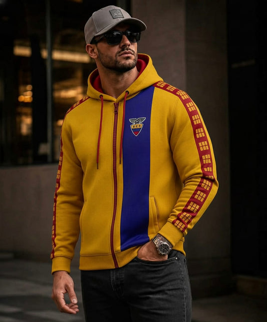 Chompa Futbol - TRI Retro Edition – Amarillo Azul y Rojo