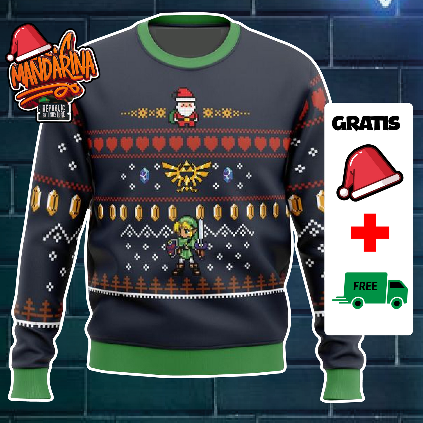 Ugly Sweaters - Zelda Navidad