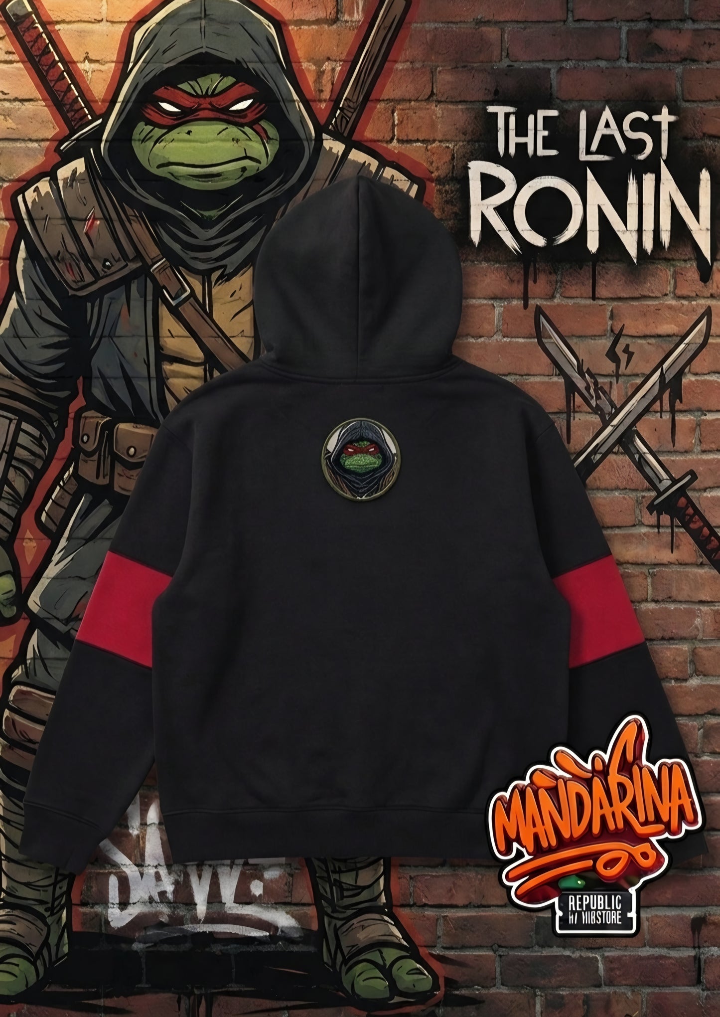 Hoodie Last Ronin negro