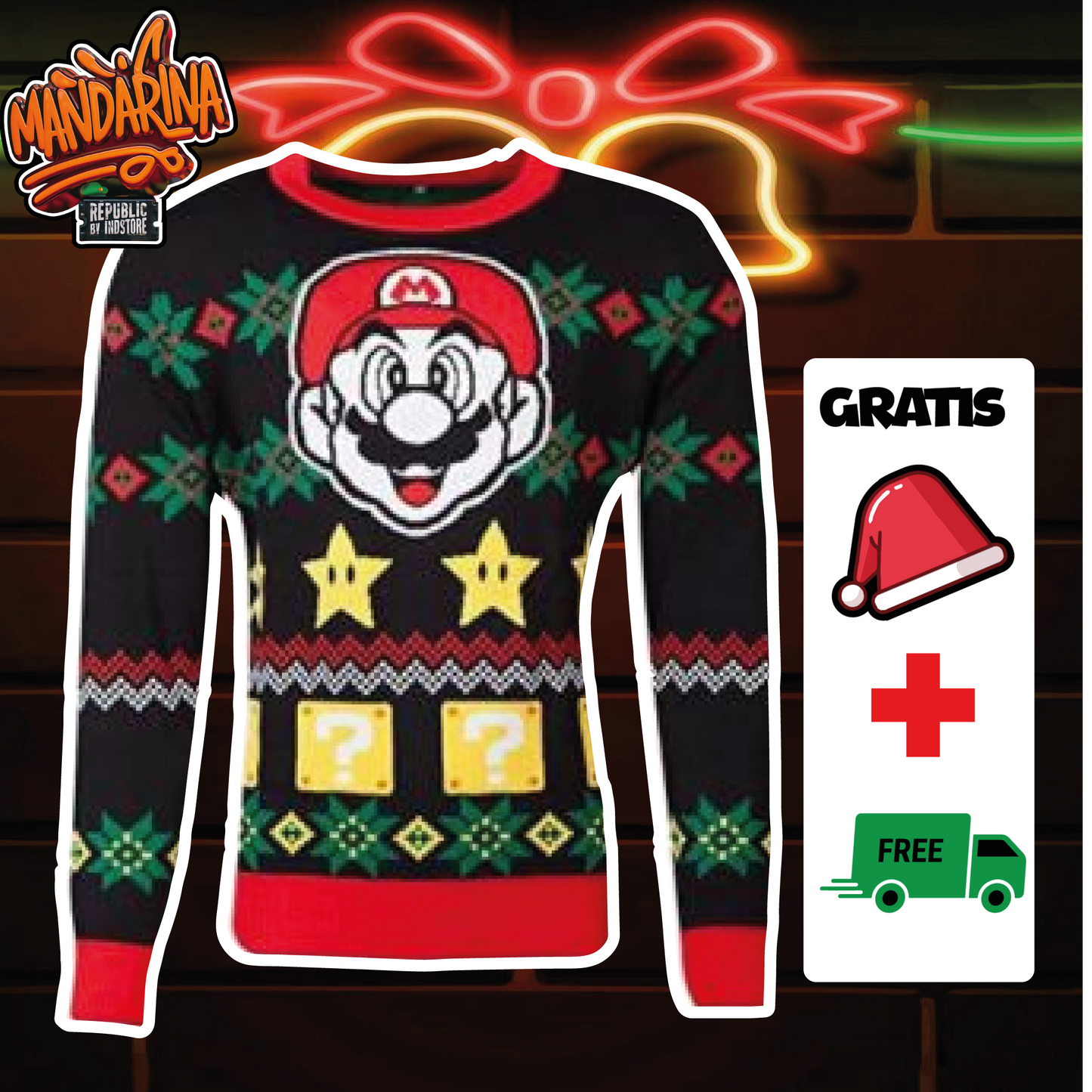 Ugly Sweaters - Super Mario Bros Stars