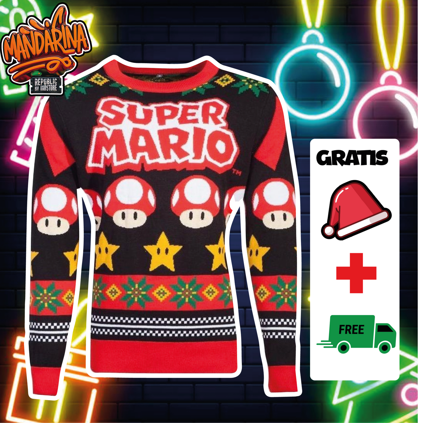 Ugly Sweaters - Super Mario Bros
