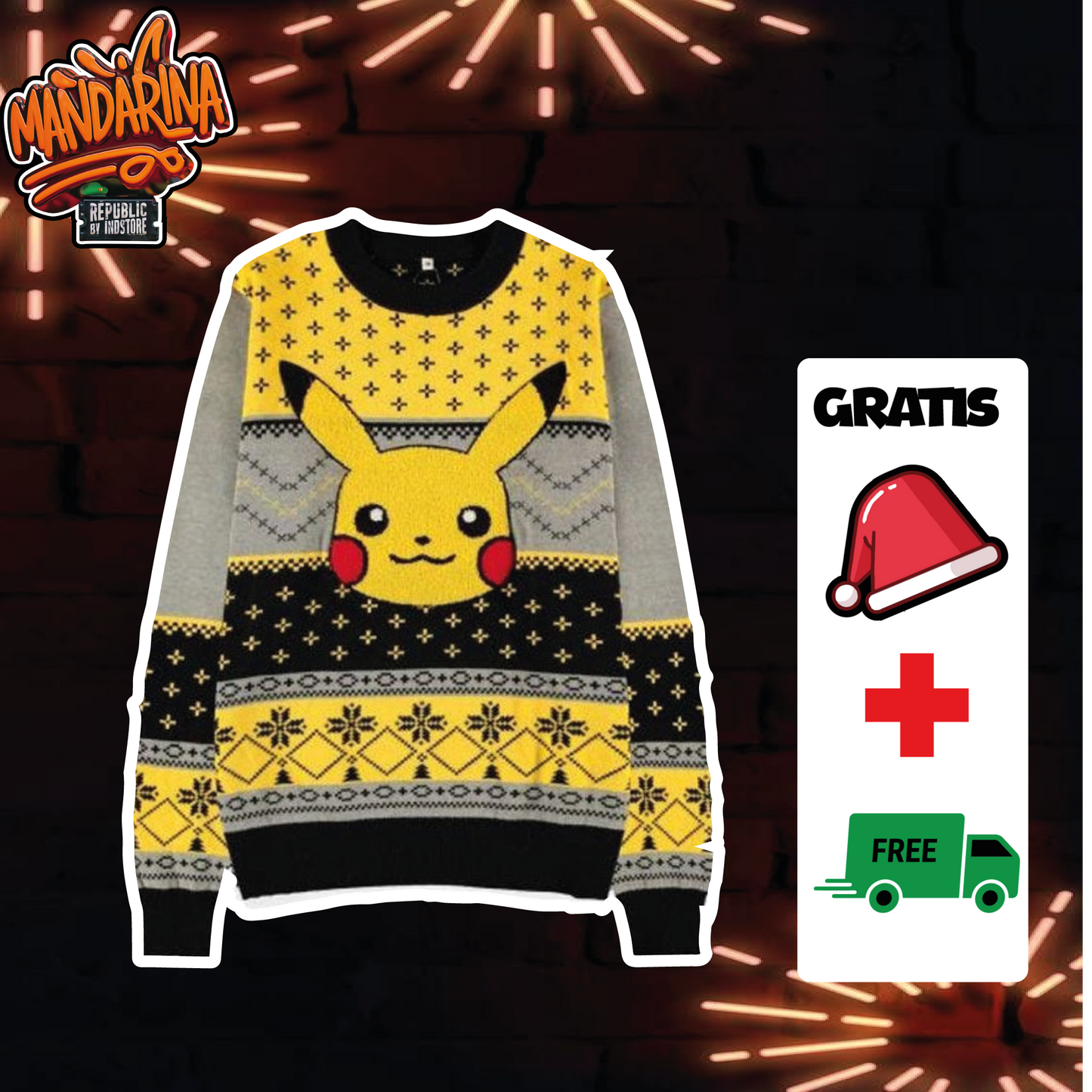 Ugly Sweaters - Picachu Picapi
