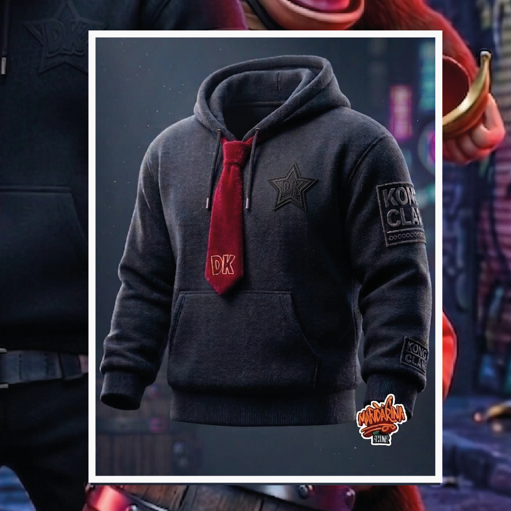 🦍 Hoodie Donkey Kong - Corbarta Roja