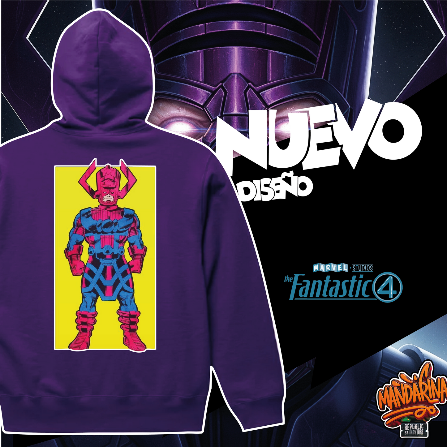 Hoodie Galactus - Los 4 Fantásticos