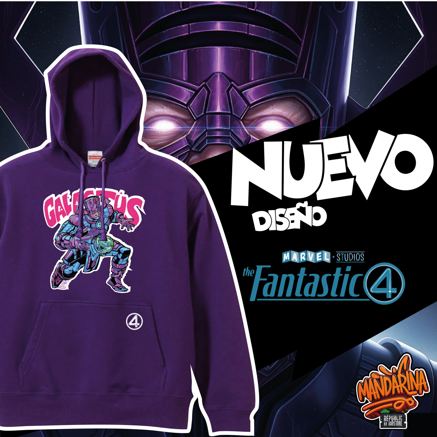 Hoodie Galactus - Los 4 Fantásticos