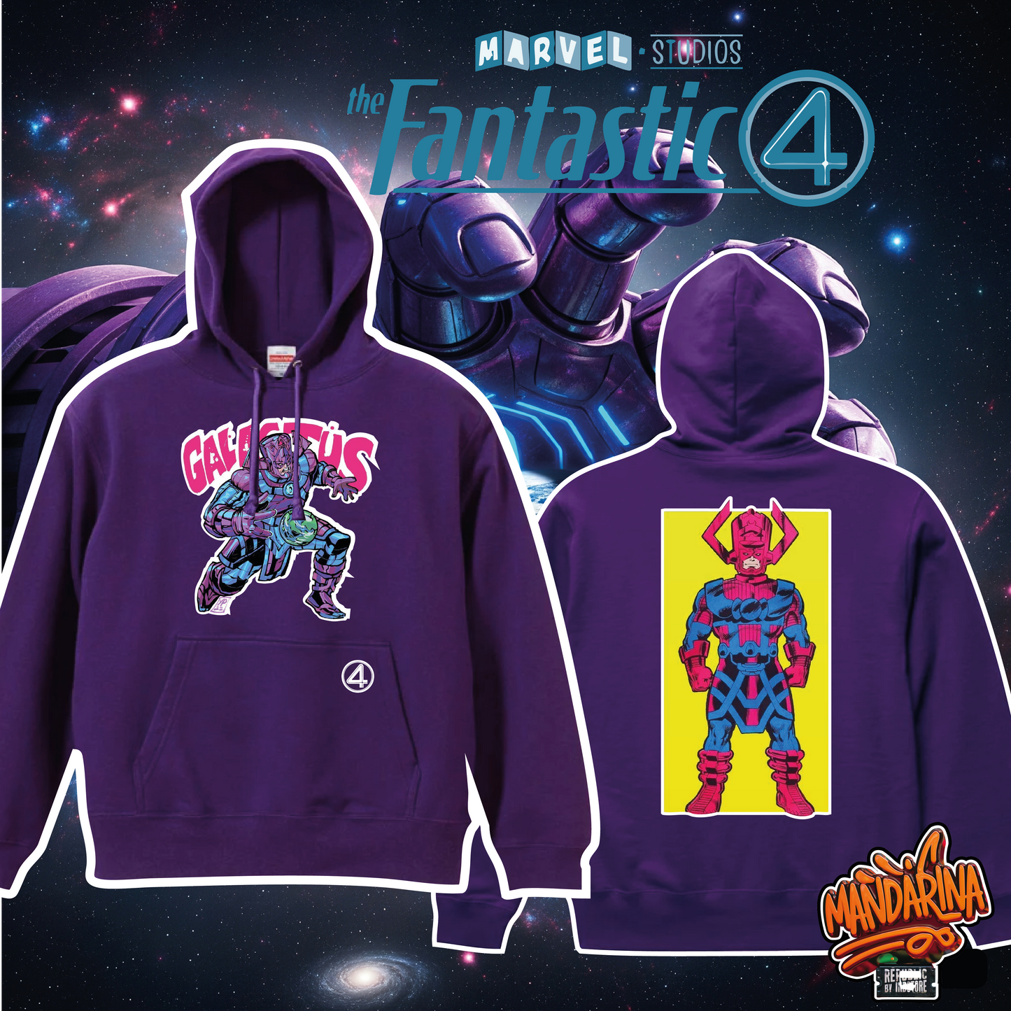 Hoodie Galactus - Los 4 Fantásticos
