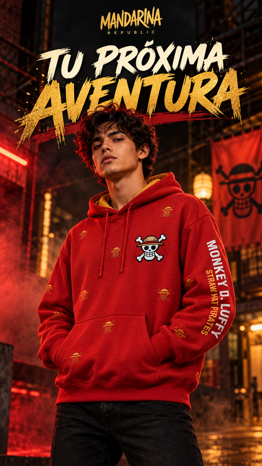 Hoodie One Piece Luffy Ecuador | Nakamas Red Envío Gratis