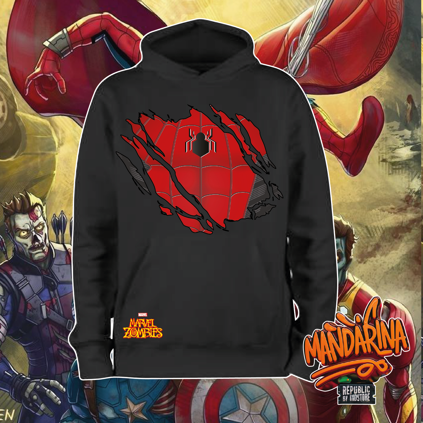 Hoodie Marvel Zombies – Spiderman