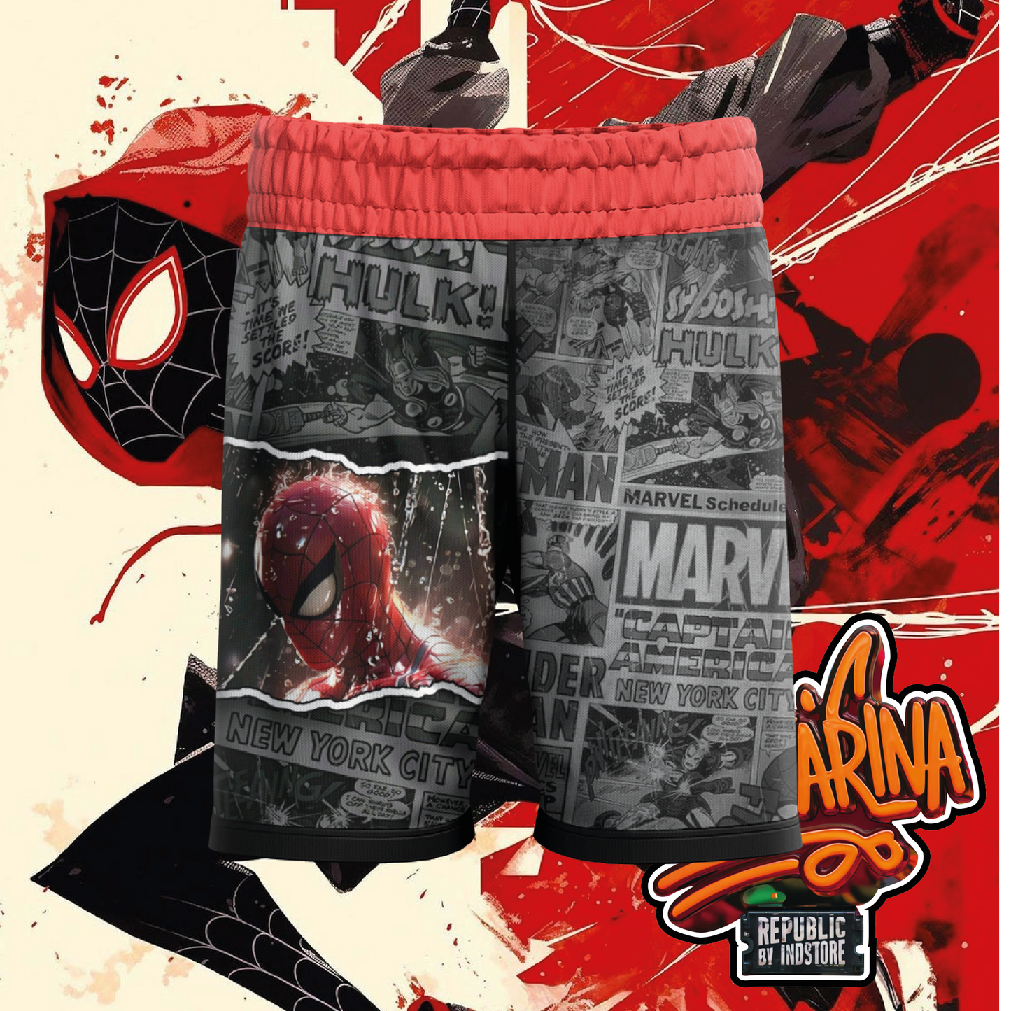 Pantaloneta Miles Morales 🕷️