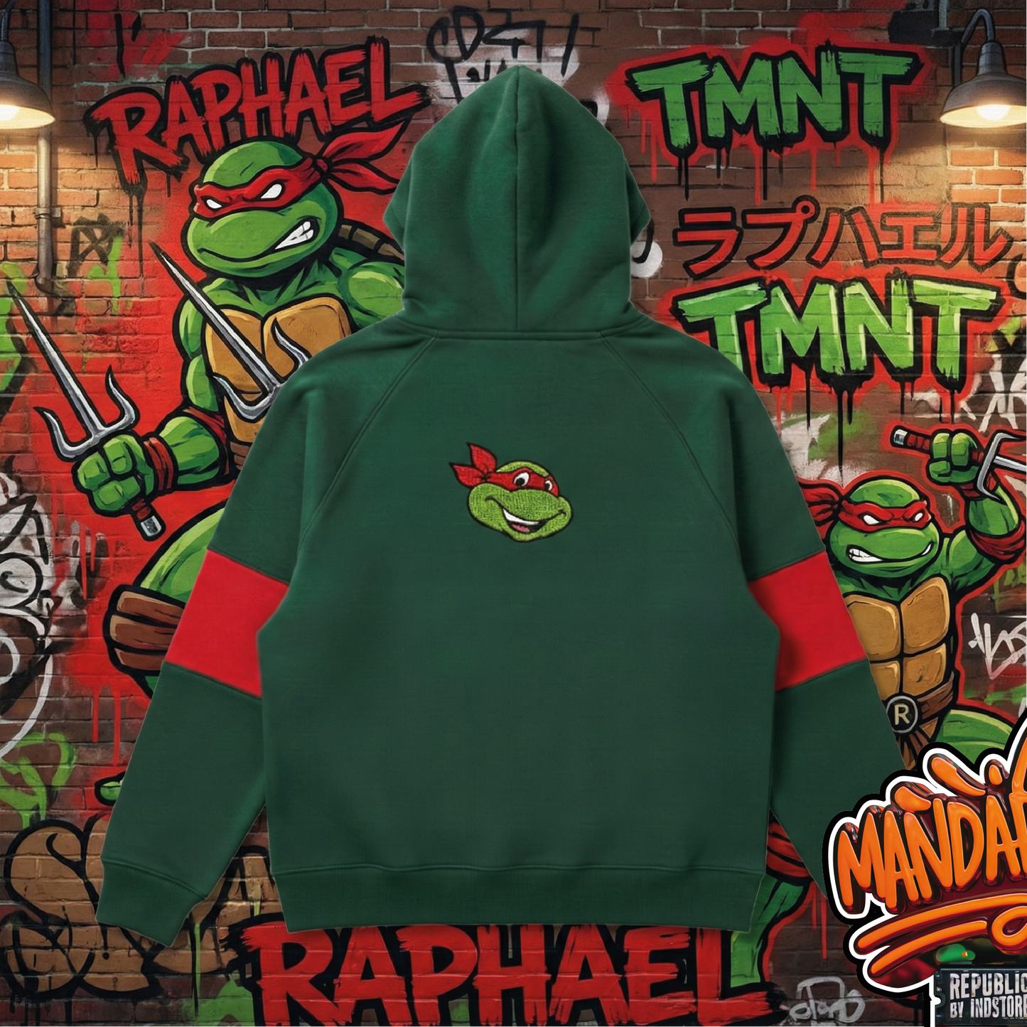 HOODIE TORTUGAS NINJA - RAPHAEL
