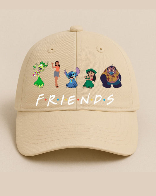 🌺 ¡Aloha estilo! Gorras estampadas de Lilo & Stitch – Friends