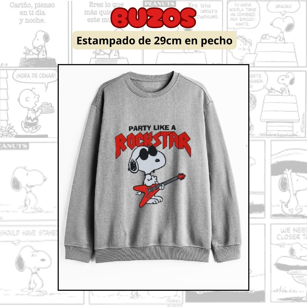 🔥 BUZO SNOOPY ROCKSTAR – EDICIÓN LIMITADA 🔥