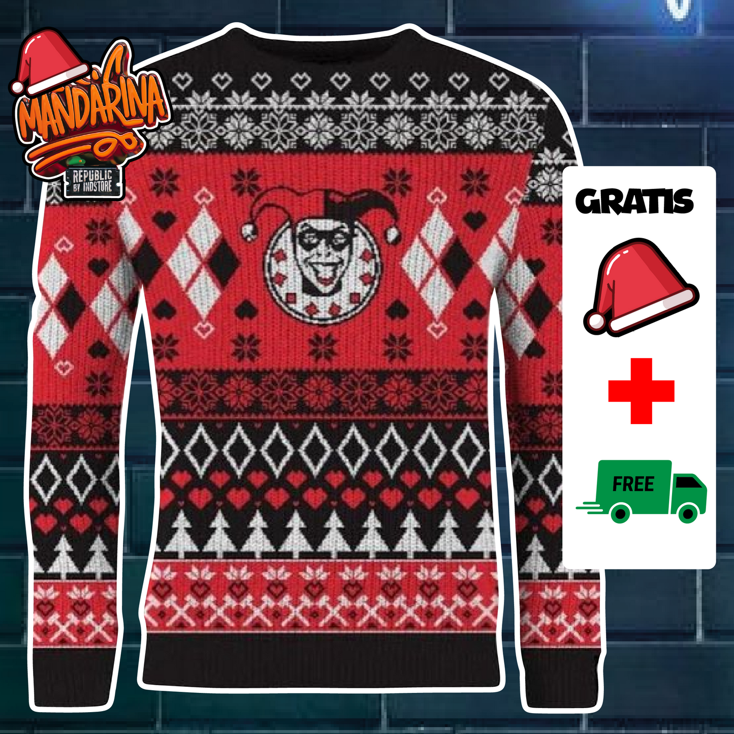Ugly Sweaters - Harley Quinn