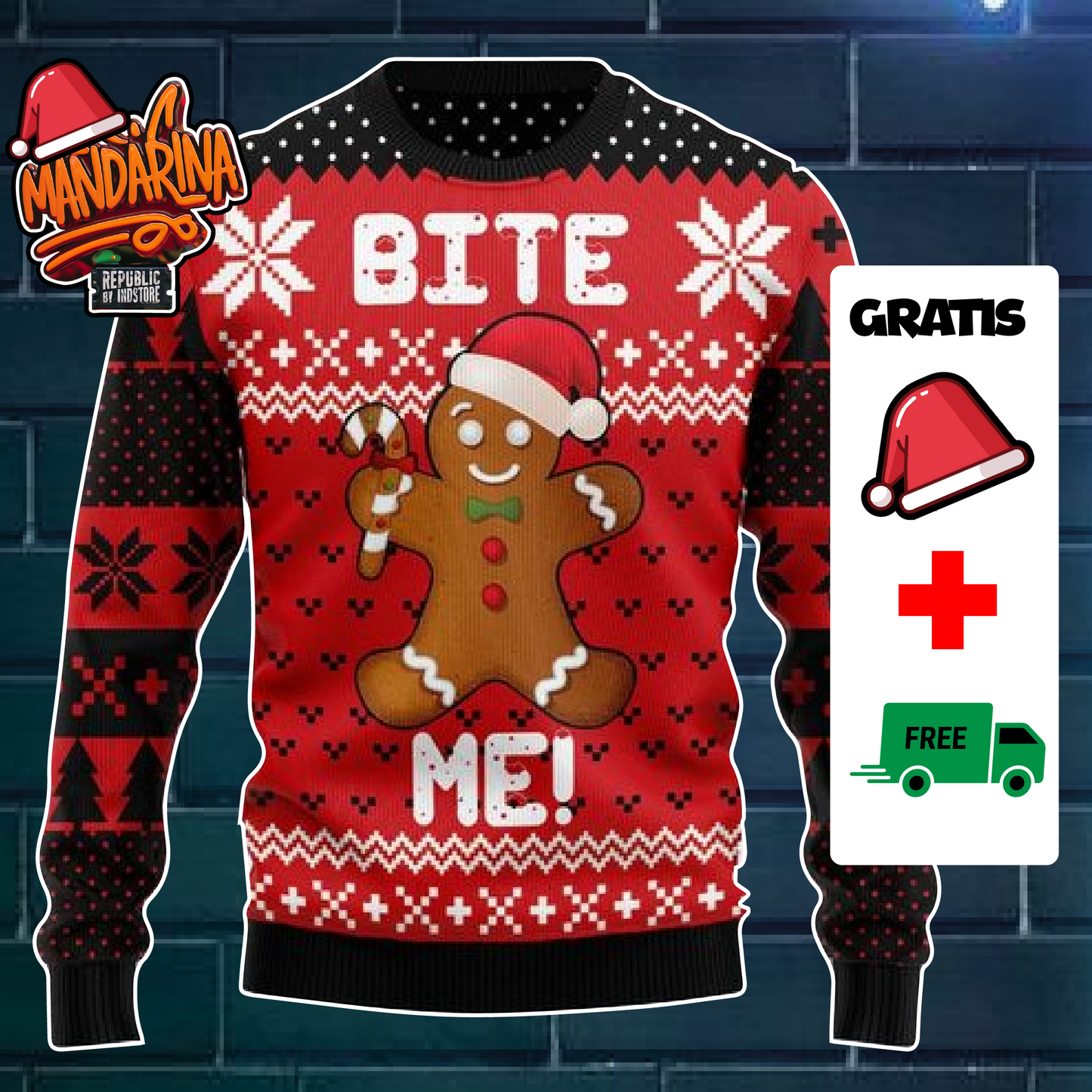 Ugly Sweaters - BITE ME