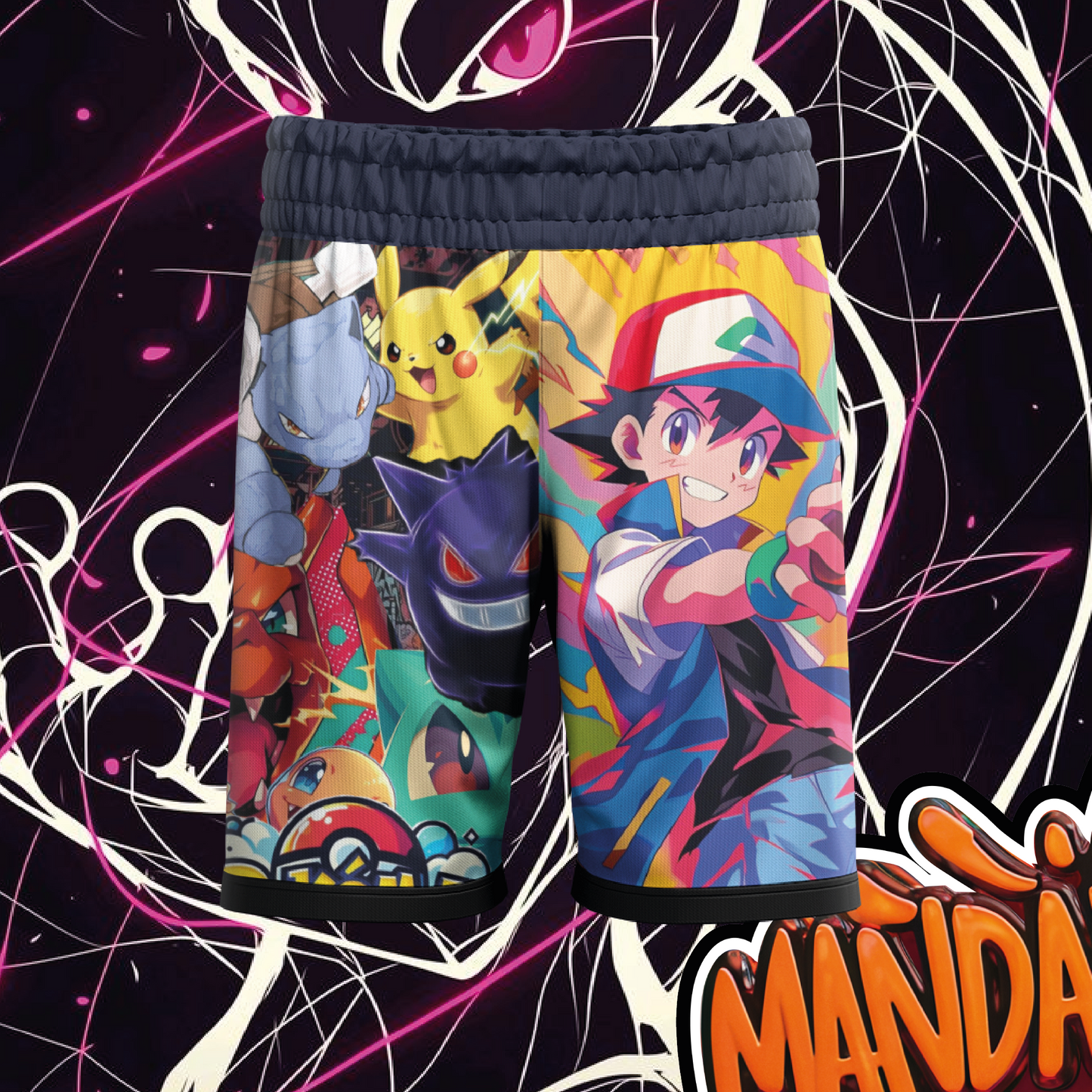 Pantaloneta Pokémon – Atrapa el estilo y la comodidad