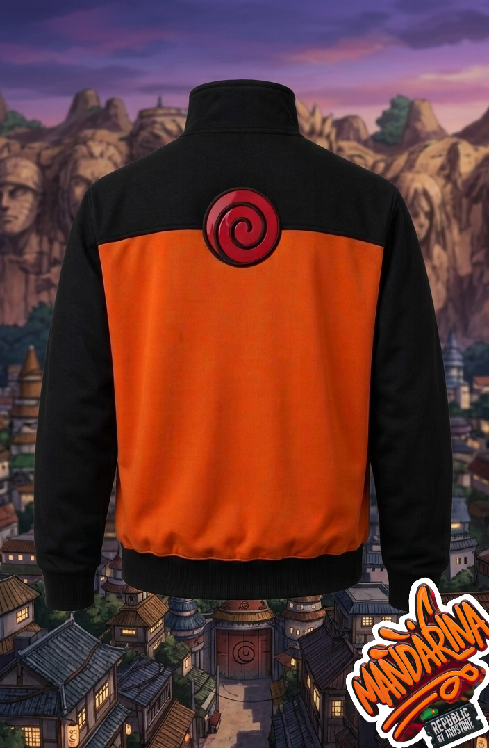 Chaqueta Naruto Uzumaki - Konoha Symbol | Mandarina Republic
